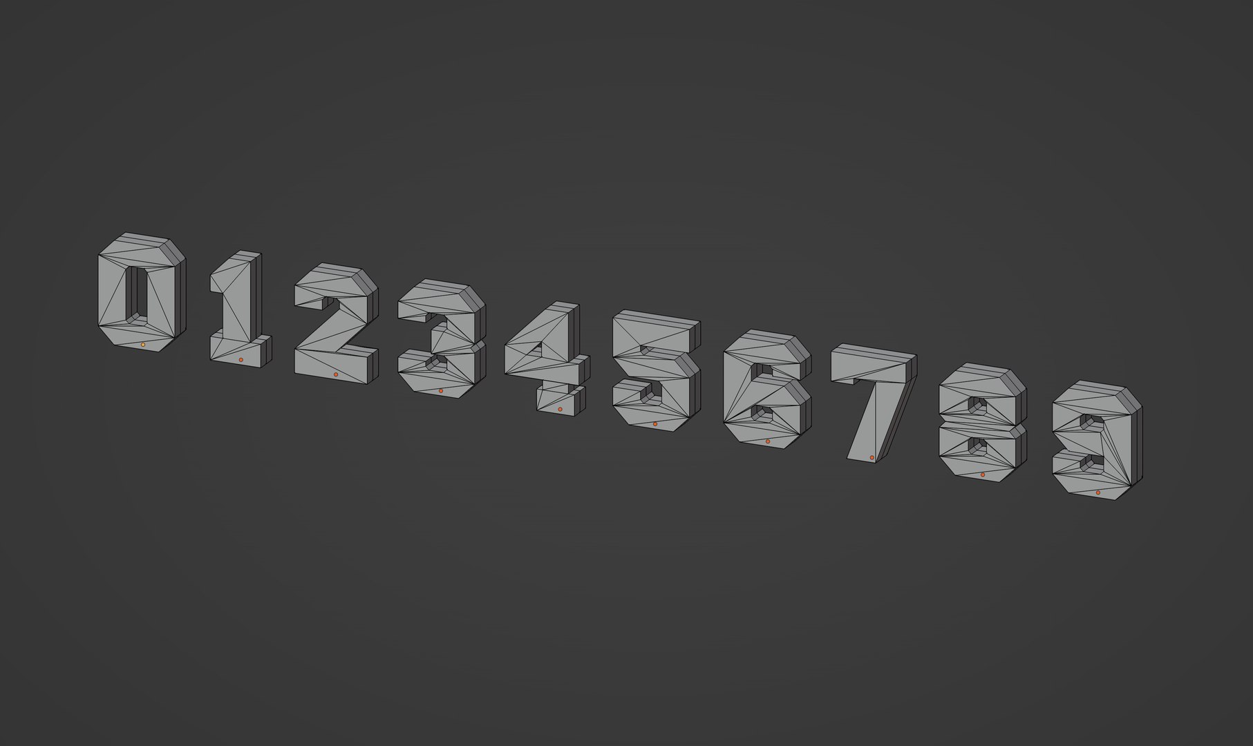 3D Model Numbers - TurboSquid 2196709