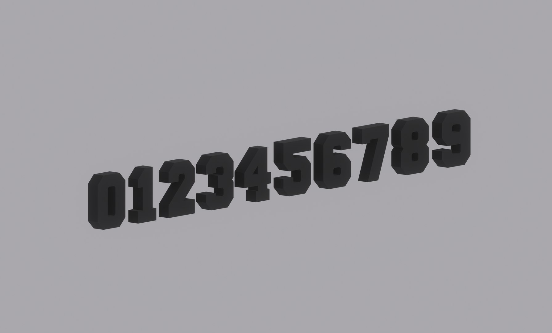 3D Model Numbers - TurboSquid 2196709