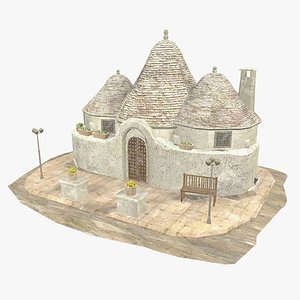 3D - trulli house south