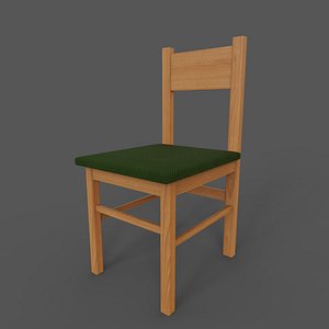 Chair wood simple retro style