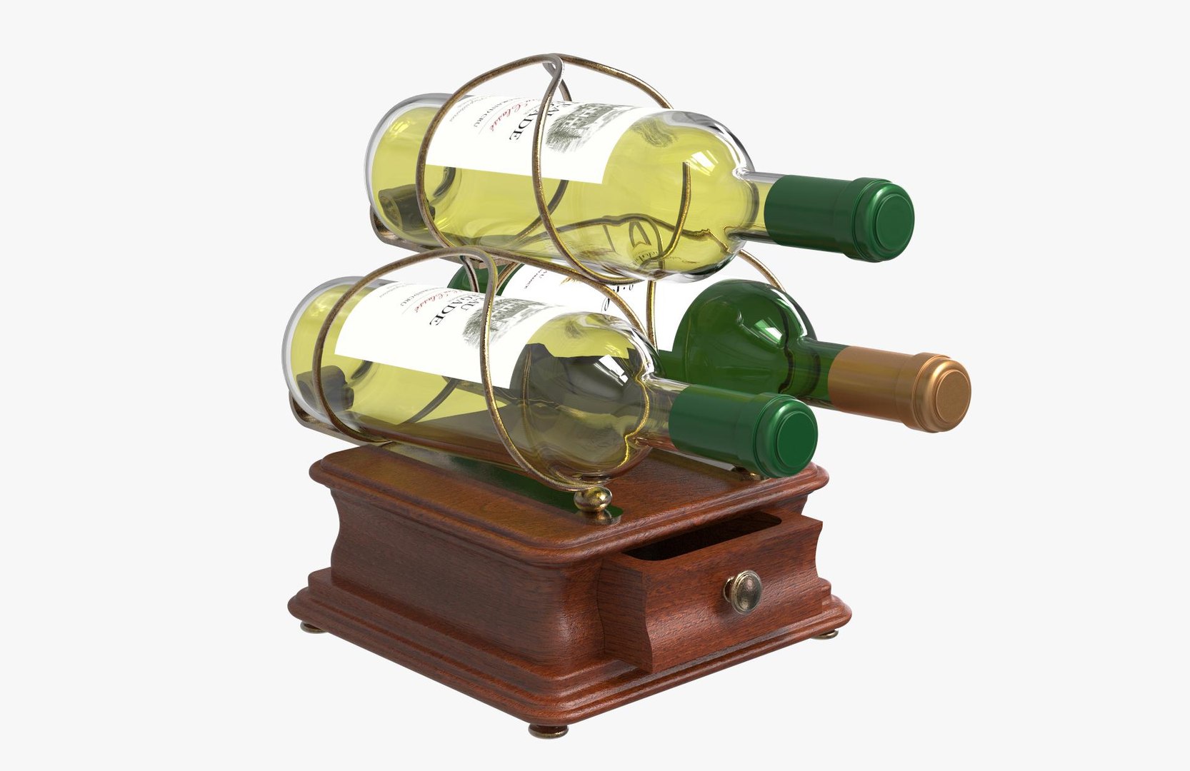 3 Wine Bottle Holder 3D model https://p.turbosquid.com/ts-thumb/hB/Mvl0Hk/pP/3bottleholder_05/jpg/1620831720/1920x1080/fit_q87/1ce7120377b7f28dce373caaccfa46e181632de7/3bottleholder_05.jpg