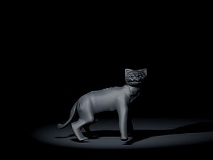 cat 3D model