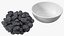 Bowl of Black Dry Raisins