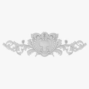 3D Cartouche Ornament 009