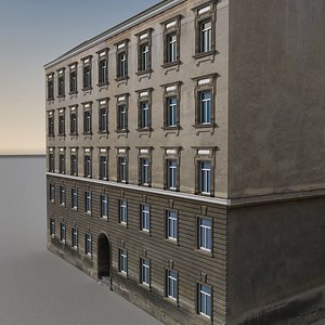 european building europe 3d max
