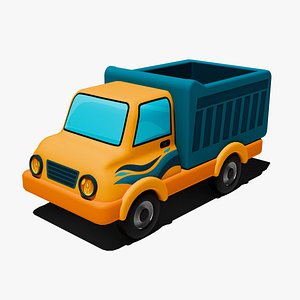 Cartoon Dump Truck 3D