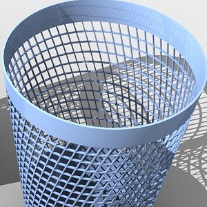 3d model wastepaper basket