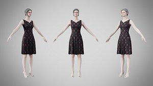 Dress 36 Light Burst Static