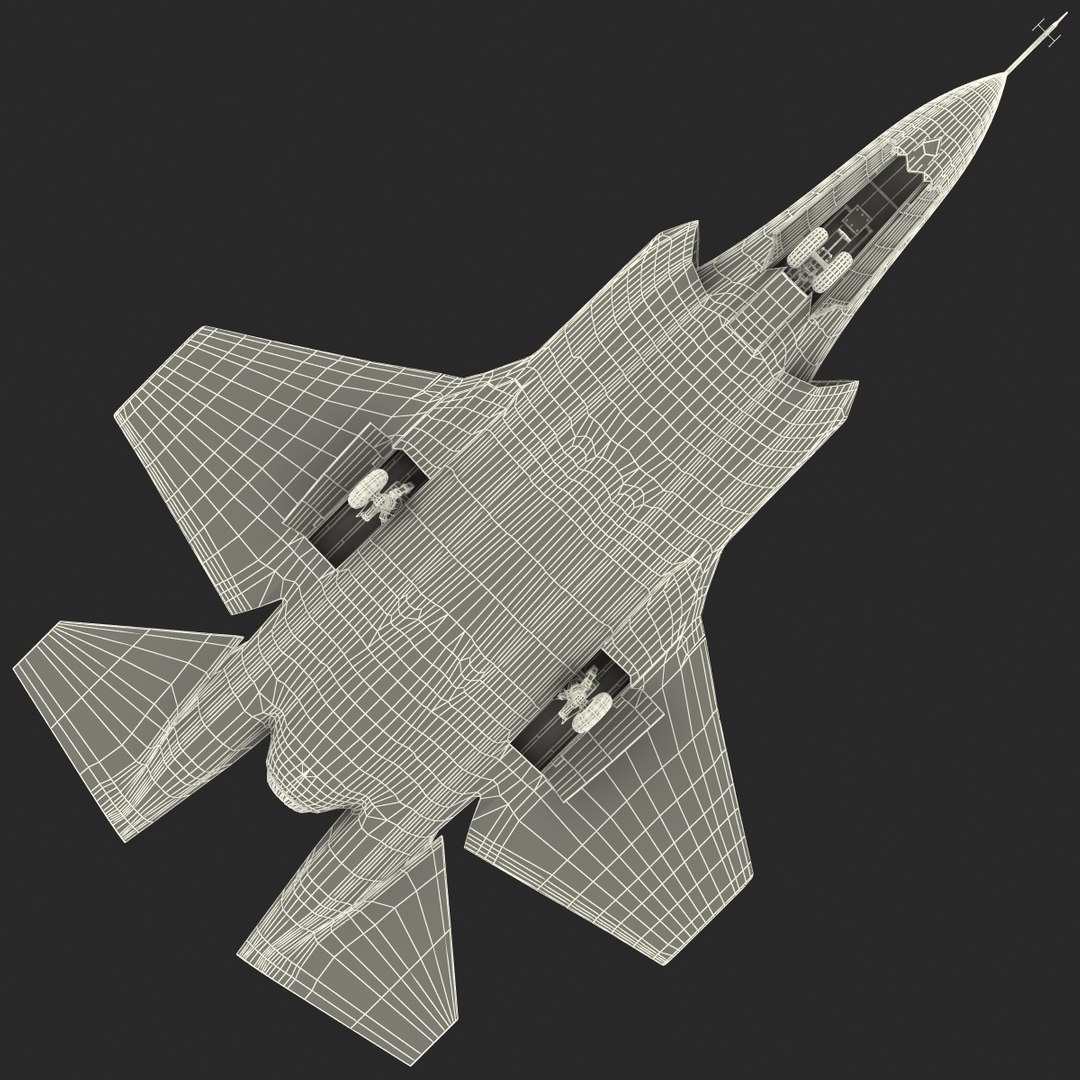 Fighter Aircraft Lockheed Martin 3d Model