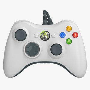 Microsoft Xbox 360 Wired Controller - White