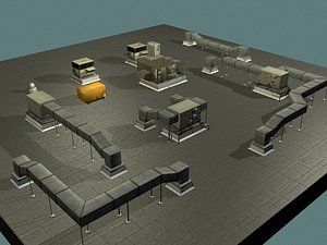 3d model hvac units
