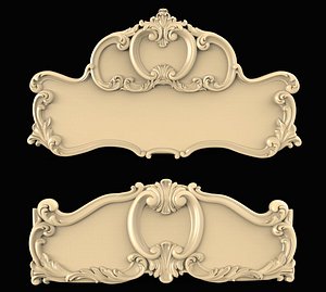 (703) - Bed 3d STL model for CNC