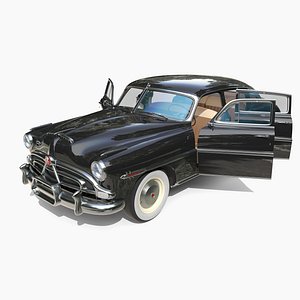 3D 4 Door Hudson Hornet with interior v3