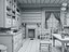 Intérieur d'une cabane en bois médiévale