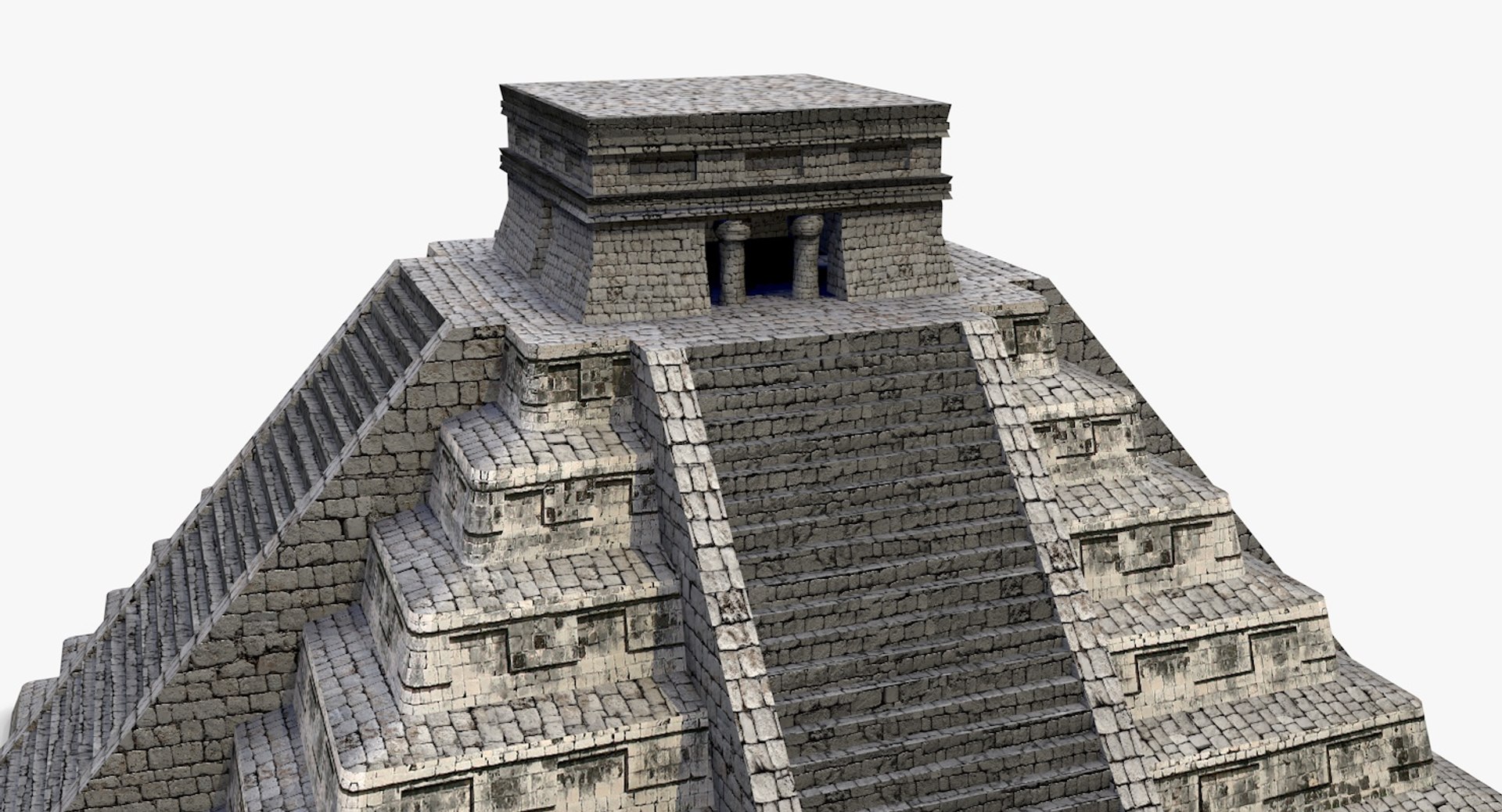 Mayan Pyramid - Chichen Itza 3d Model