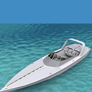 Phazer 38 Cigarette Boat V00 3D model