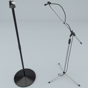 Microphone Stands 3D model