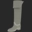 3d model winter shoes
