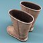 3d model winter shoes