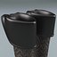 3d model winter shoes