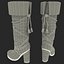 3d model winter shoes