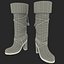 3d model winter shoes