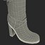 3d model winter shoes