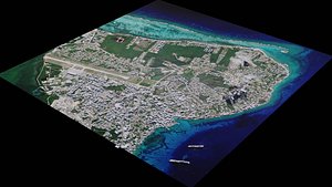 3D George Town - Cayman Islands model