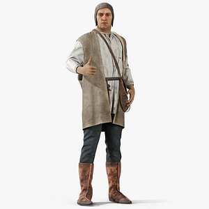 Medieval Peasant Rigged