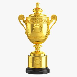 3D wimbledon trophy
