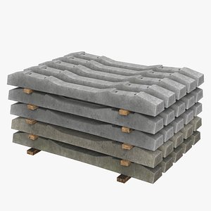 3D Stacked Sleepers SH-1 model