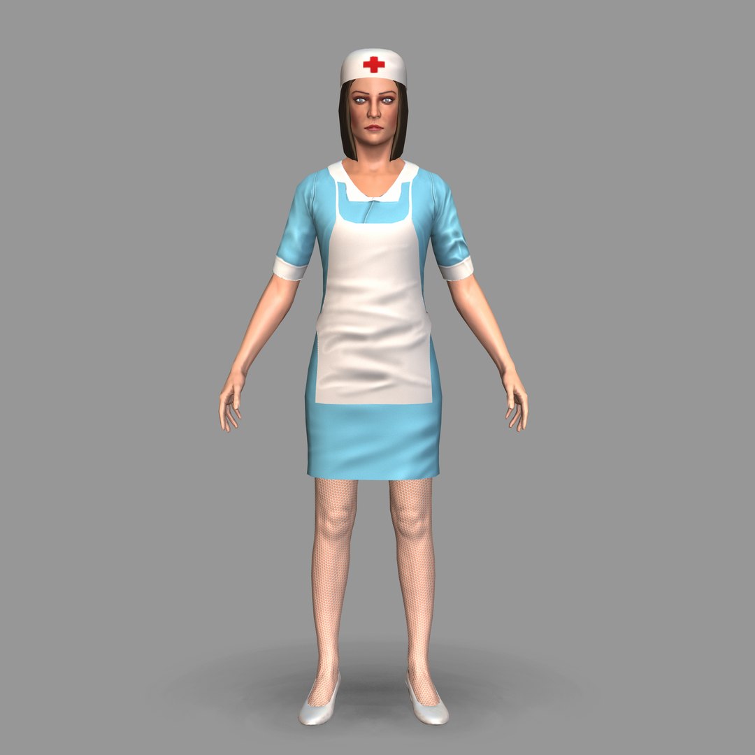 rigged nurse 3D model https://p.turbosquid.com/ts-thumb/hC/A2pCSF/21gXyoyP/nurse_front/jpg/1528647128/1920x1080/fit_q87/fec30326cc82e8ee8a0d917085f5364fce2b8d8b/nurse_front.jpg