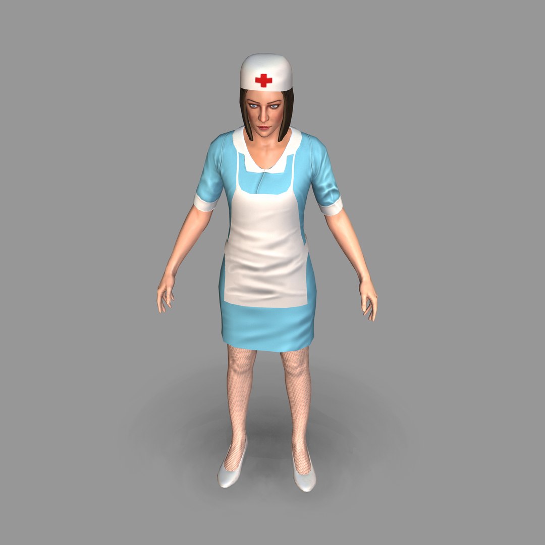 rigged nurse 3D model https://p.turbosquid.com/ts-thumb/hC/A2pCSF/fOspaWyk/nurse_top/jpg/1528647346/1920x1080/fit_q87/bc45c5a5b9ab56efa682d78f9e077693472206f9/nurse_top.jpg