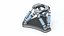 hexapod platform 3D model