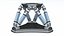 hexapod platform 3D model
