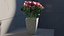 Jarrón decorativo para rosas