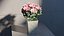 Jarrón decorativo para rosas