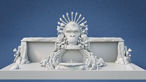 Skull Island Stage Set