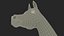 3D model Arabian Horse White Fur Rigged