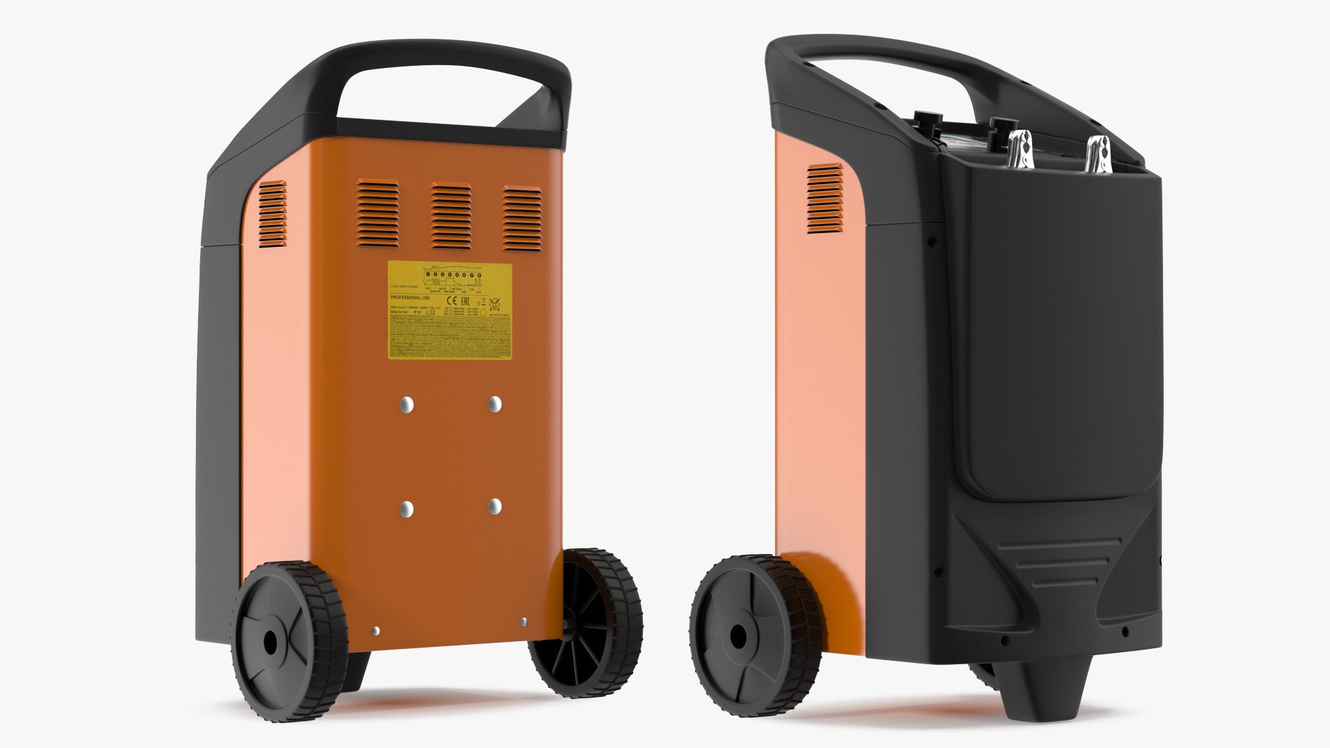 Professional Car Battery Charger and Tester 3D model preview