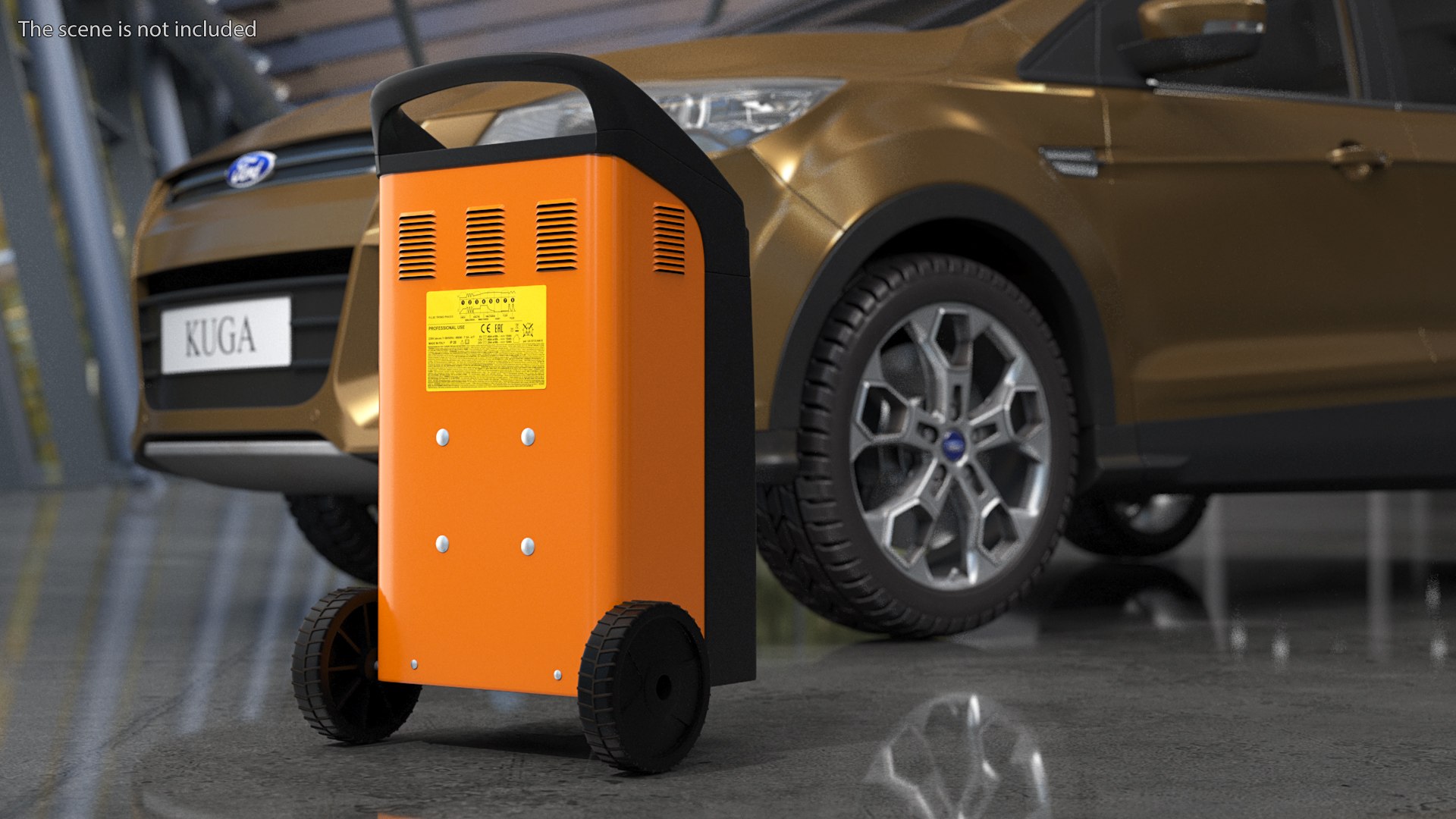 Professional Car Battery Charger And Tester 3D TurboSquid 1777953