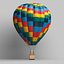 3D hot air balloon model