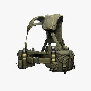 3D Tactical Vest model