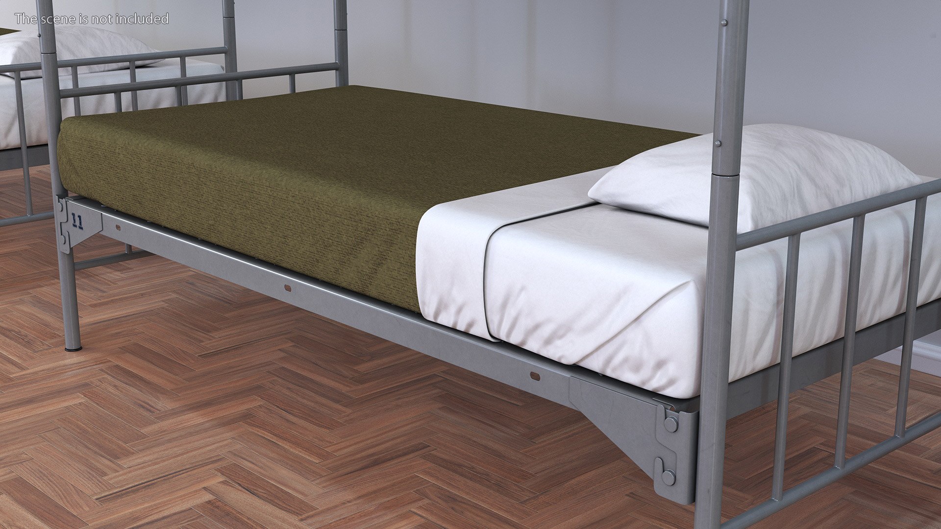 3D Model Army Bunk Bed New - TurboSquid 2078174