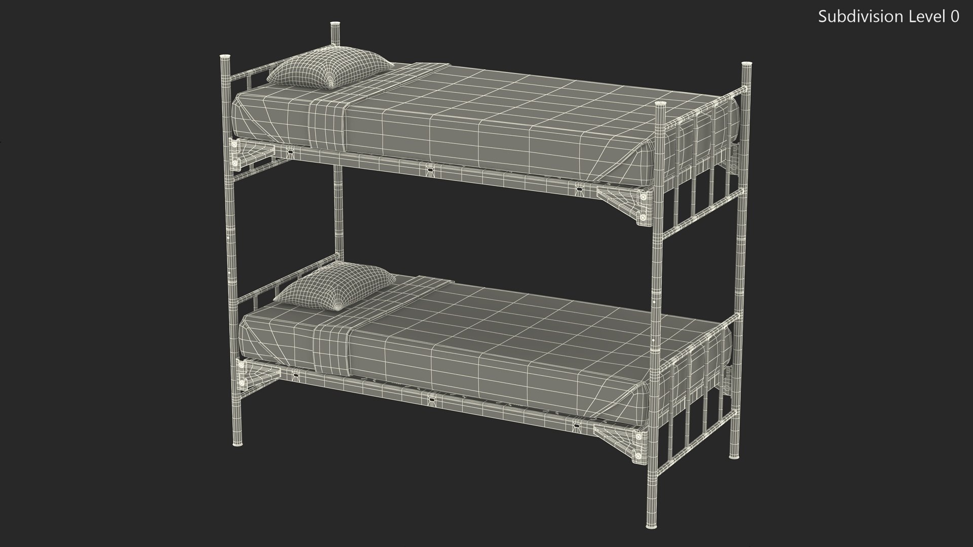 3D model Army Bunk Bed New - TurboSquid 2078174