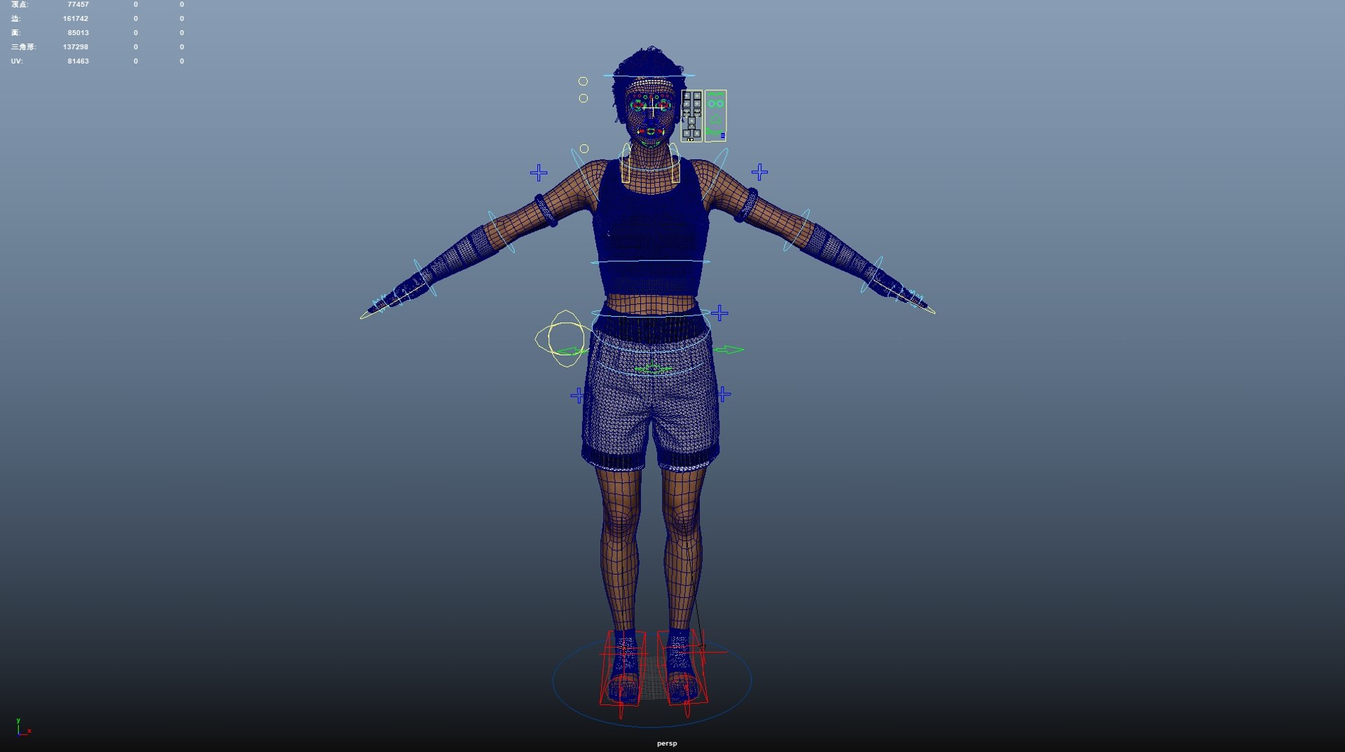 Muay Thai Boxer Rigged 3D Model - TurboSquid 2324974