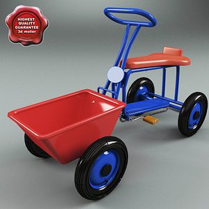 children tricycle v3 3d max