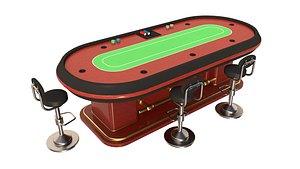 3D Poker Table
