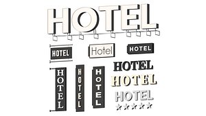 Hotel signboards