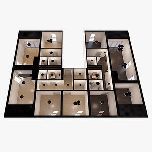 Floor With Three Apartments